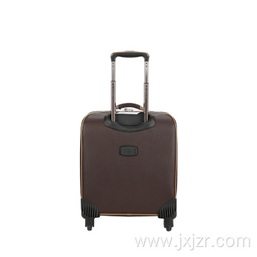 super quiet brown PU luggage case